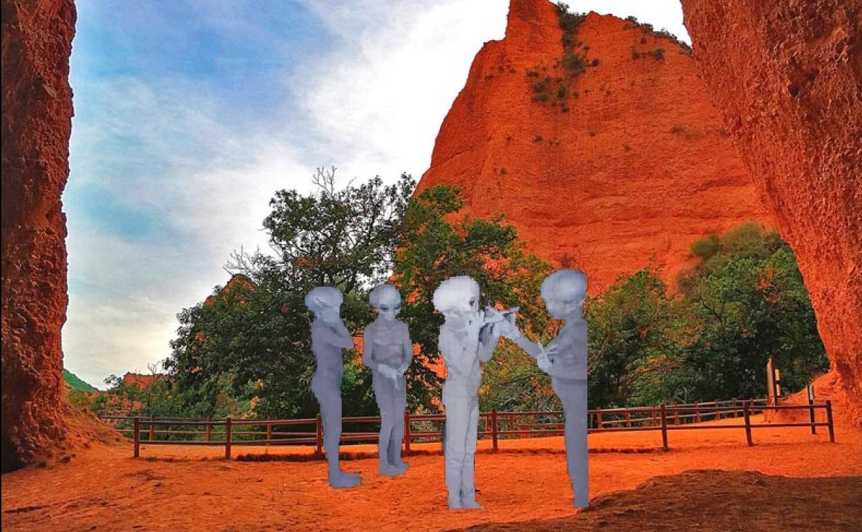 Una de los memes ironizando sobre el meteorito caido en León.