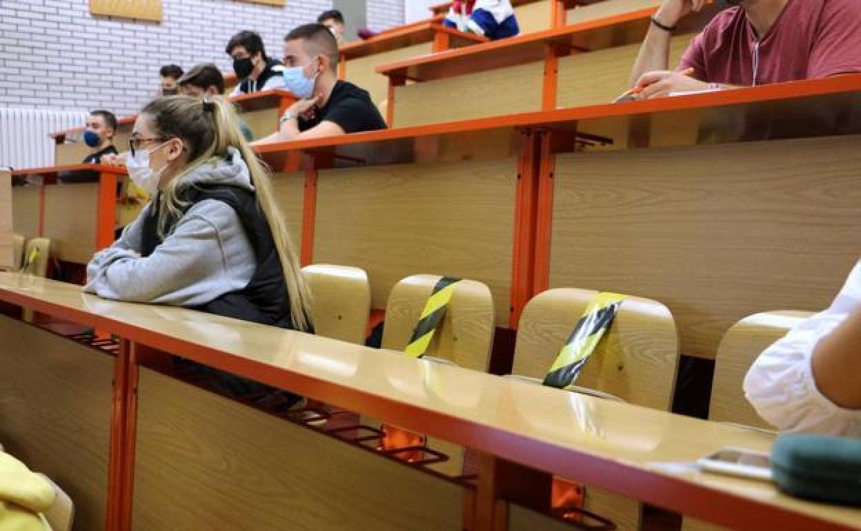 La Universidad se ha reafirmado en la presencialidad. 