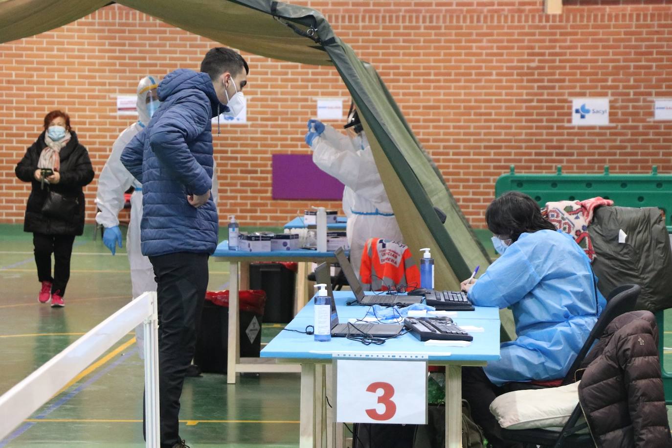 Fotos: Cribado masivo en Valencia de Don Juan