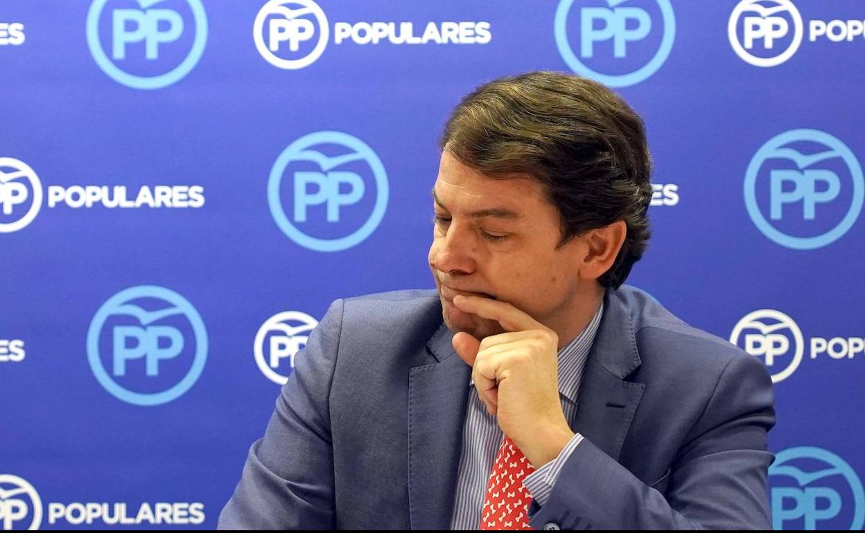 El presidente del PP de Castilla y León, Alfonso Fernández Mañueco.