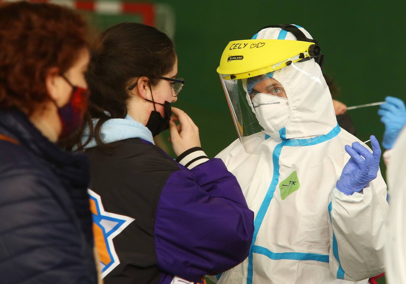 Fotos: Cribado masivo en Villablino