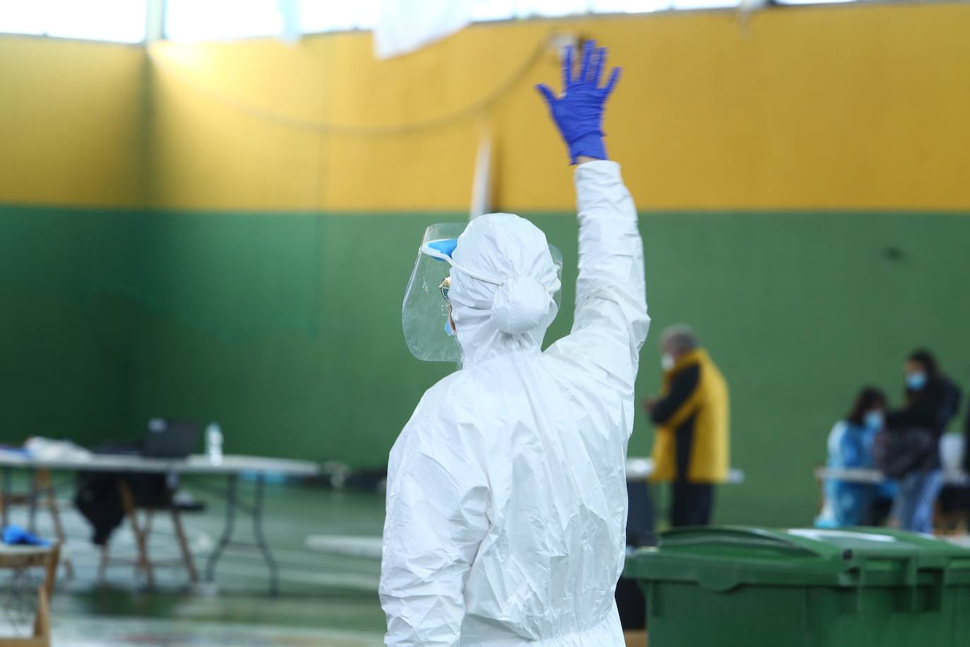 Fotos: Cribado masivo en Villablino