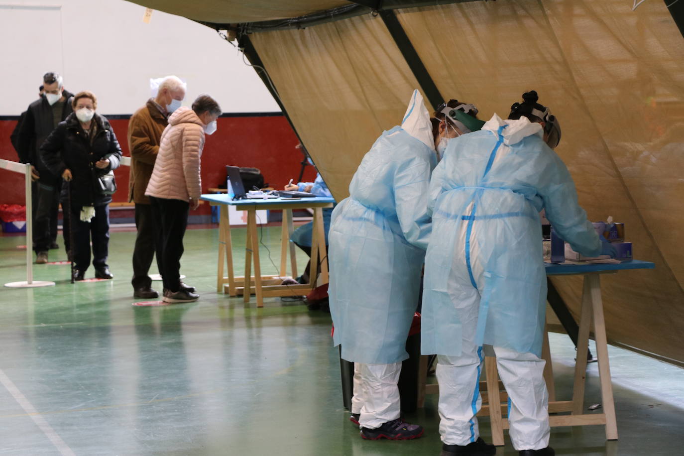 La zona básica de salud de Sahagún cumple con la llamada de Atención Primaria para detectar coronavirus.