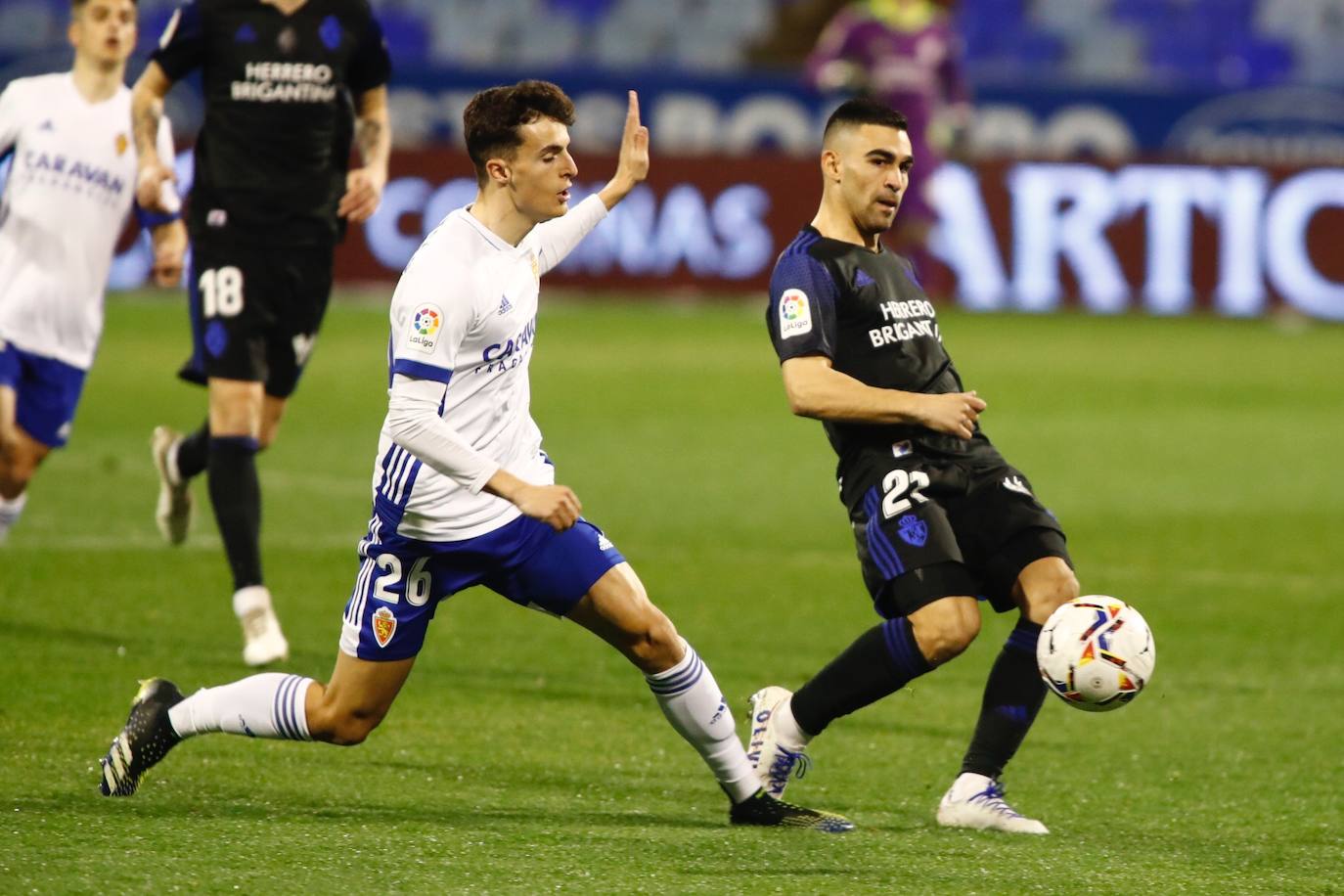 El conjunto maño recibió en la Romareda a los bercianos en una nueva jornada de Segunda División