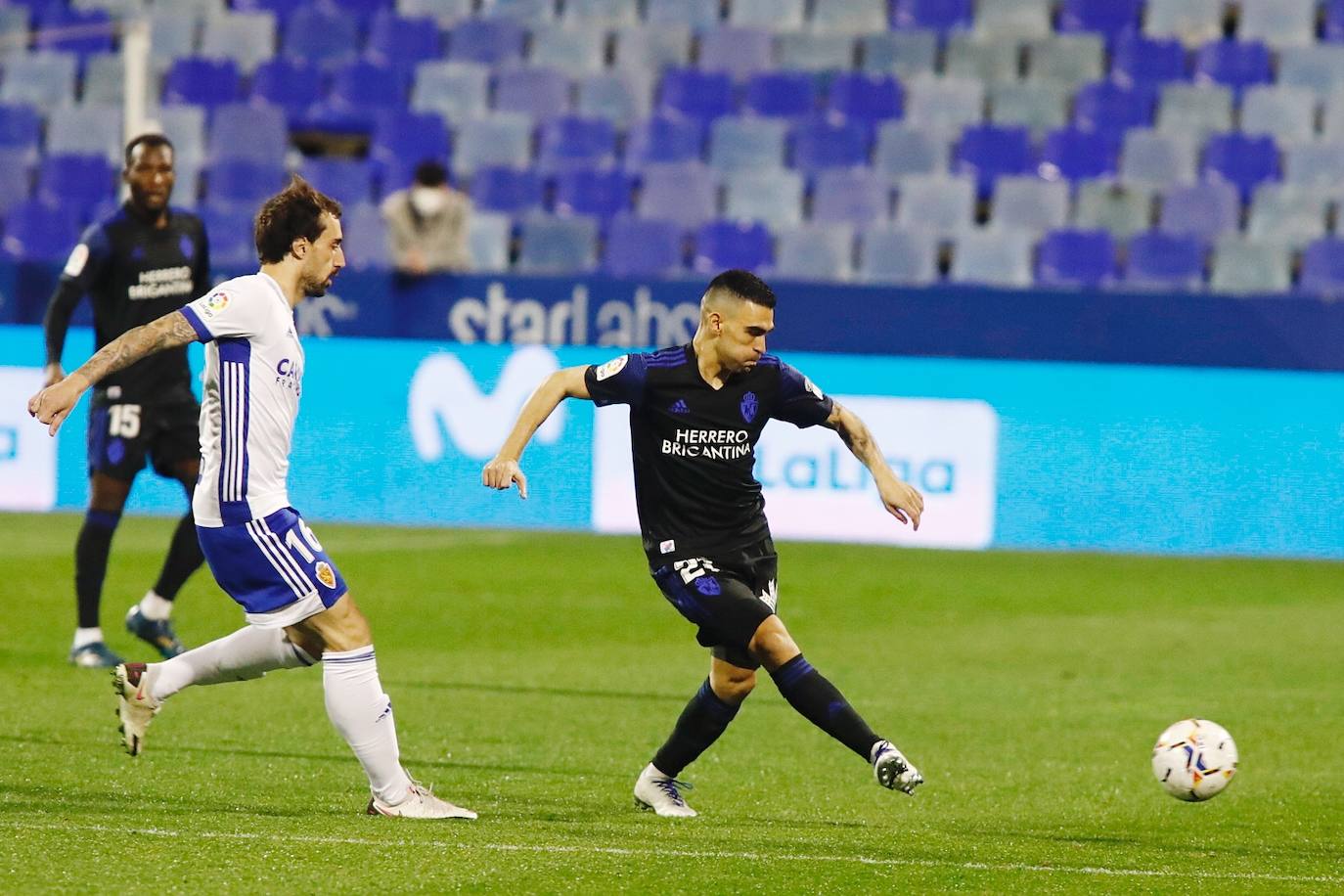 El conjunto maño recibió en la Romareda a los bercianos en una nueva jornada de Segunda División