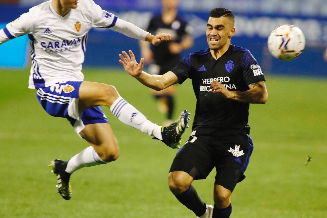 El conjunto maño recibió en la Romareda a los bercianos en una nueva jornada de Segunda División