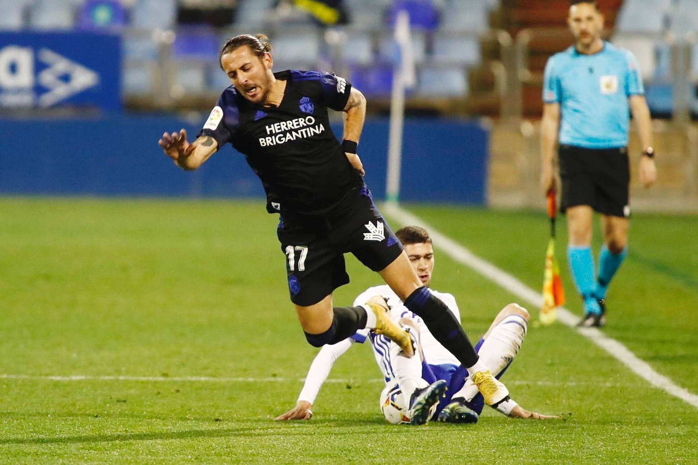 El conjunto maño recibió en la Romareda a los bercianos en una nueva jornada de Segunda División