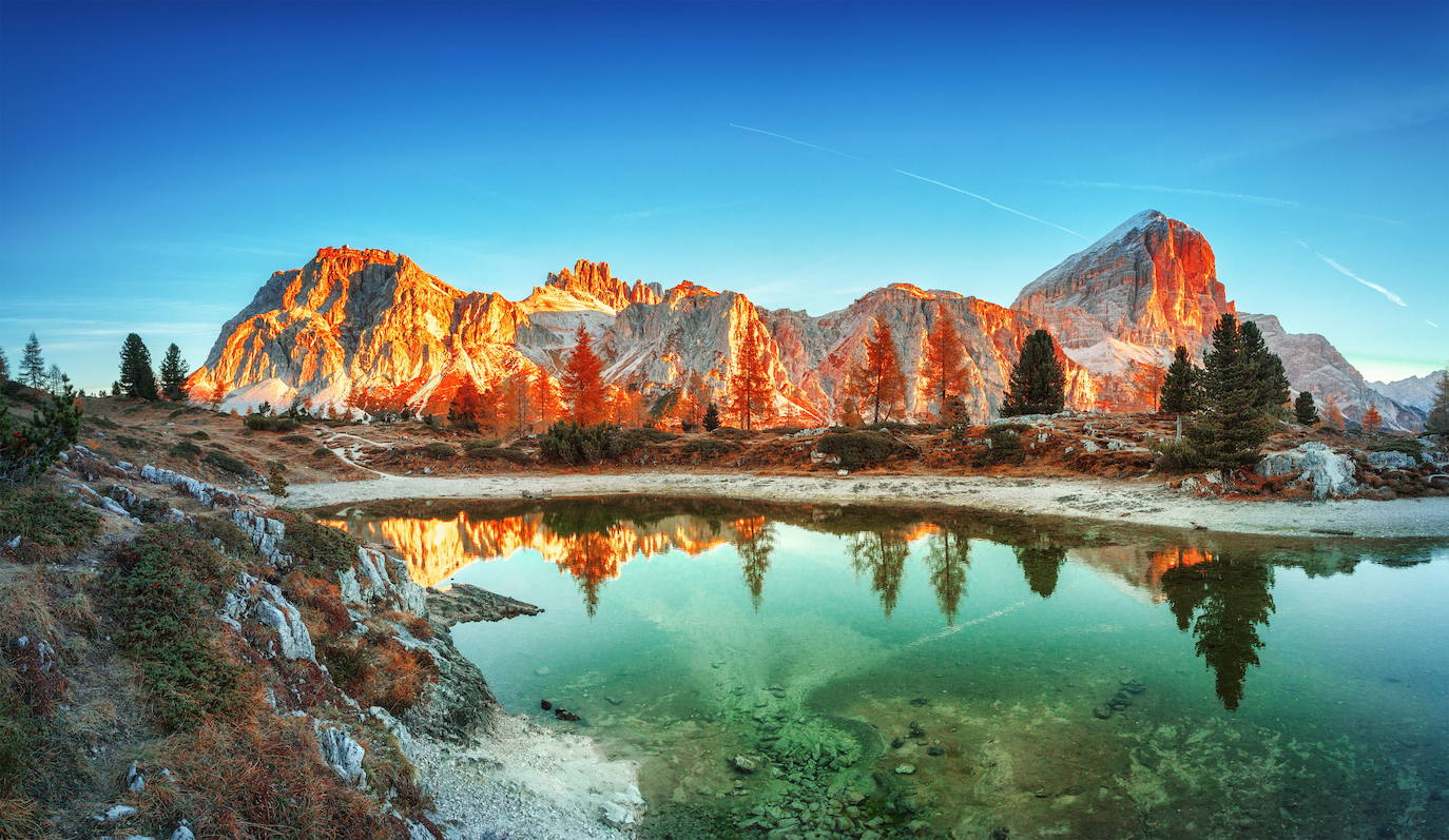 Lago Limides (Italia).