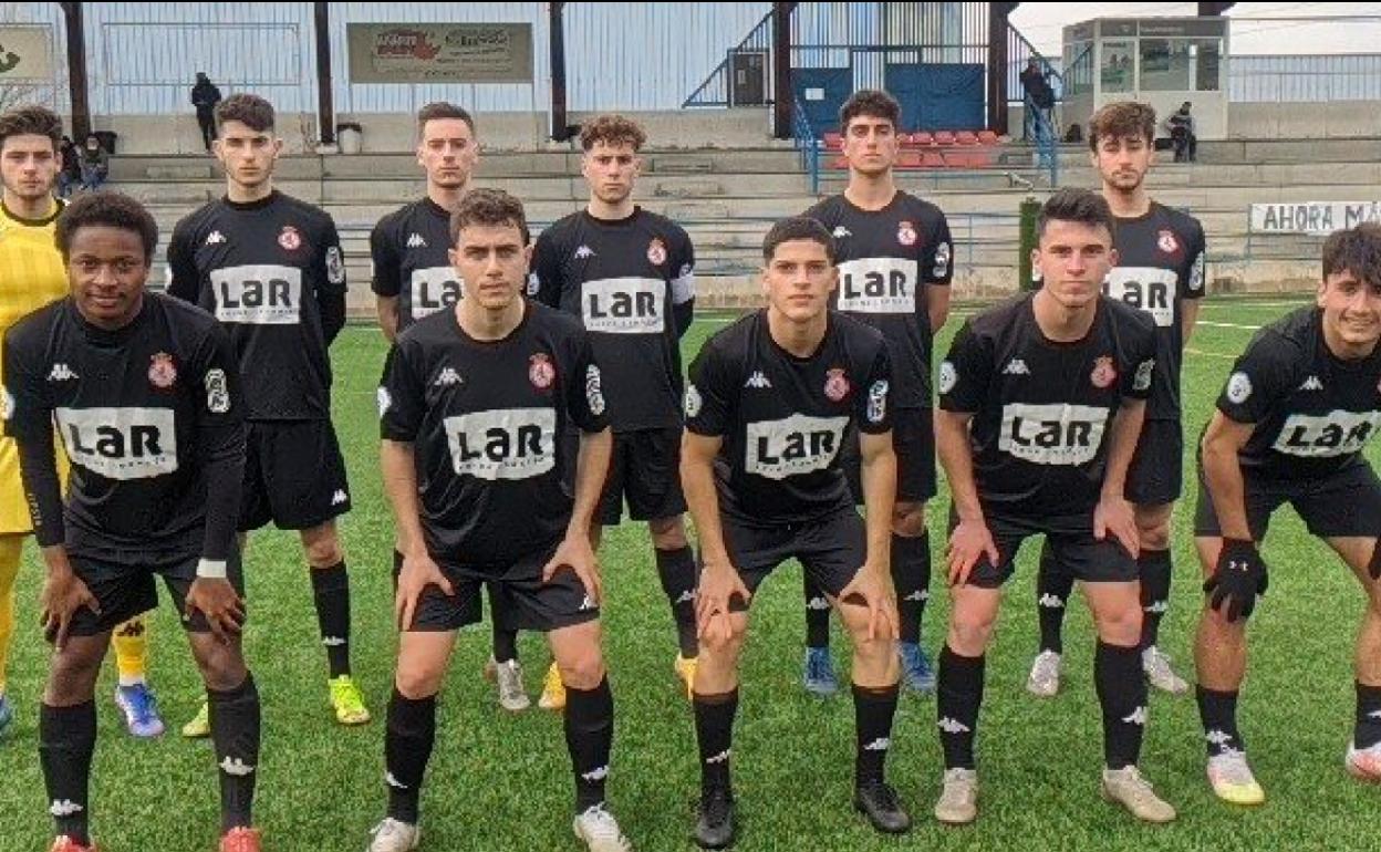 Once inicial del Juvenil en Alcorcón.