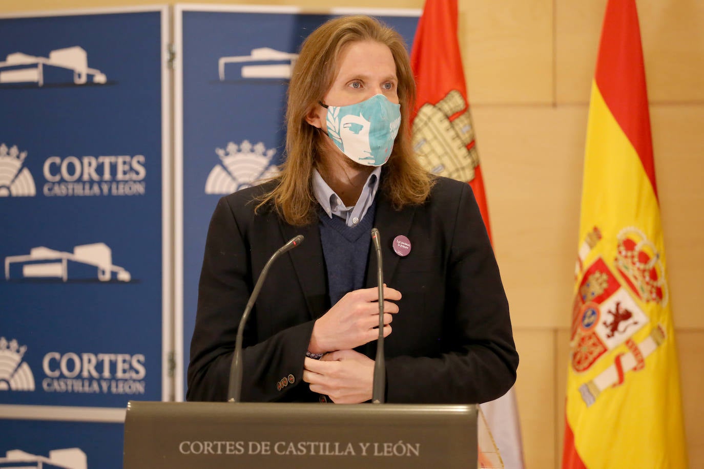 Fotos: Pablo Fernández analiza la actualidad política