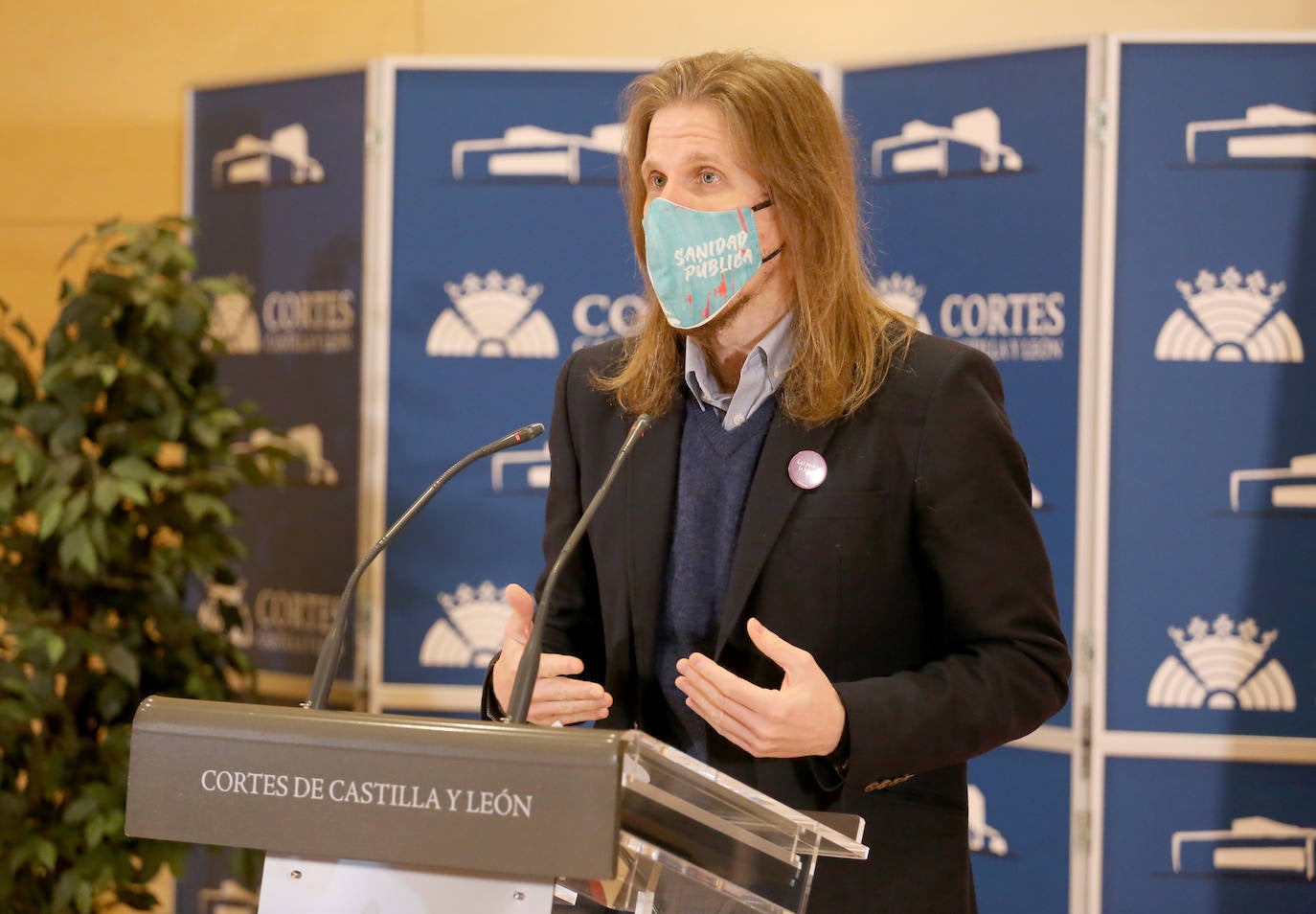 Fotos: Pablo Fernández analiza la actualidad política