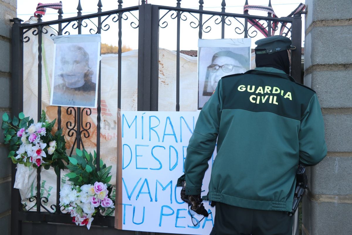 Garrafe de Torío vive un triste momento en la ejecución de una sentencia sobre un cementerio.