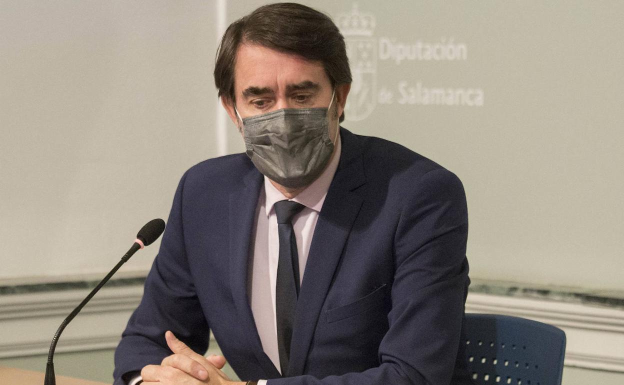 El consejero de Fomento y Medio Ambiente, Juan Carlos Suárez-Quiñones.