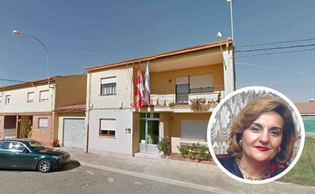 Ayuntamiento de Urdiales del Páramo y su alcaldesa, Gregoria Manjón.