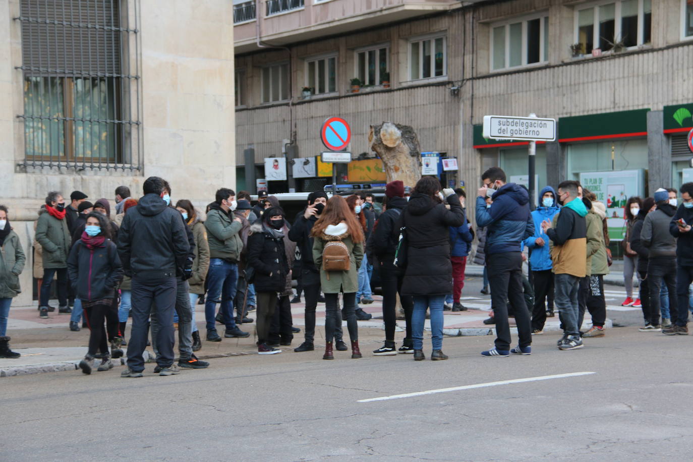 Fotos: León, en apoyo a Pablo Hasel