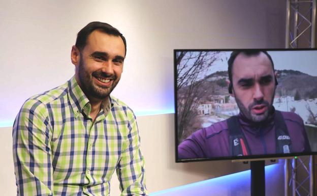 Héctor Álvarez, durante la entrevista en leonoticias. 