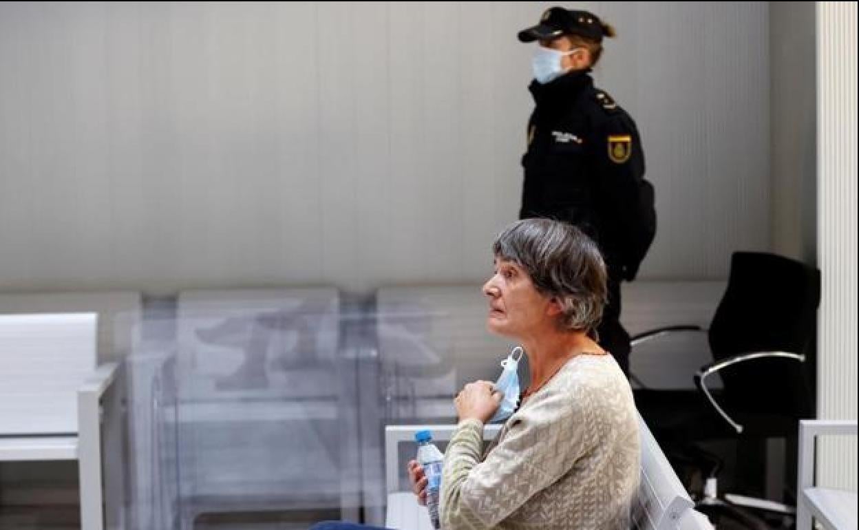 Anboto, durante el juicio en la Audiencia Nacional. 