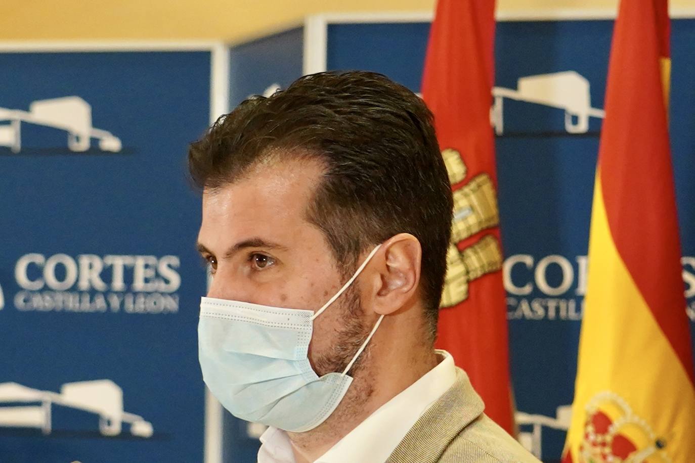 Tudanca se reune con los Bomberos de la Plataforma. 