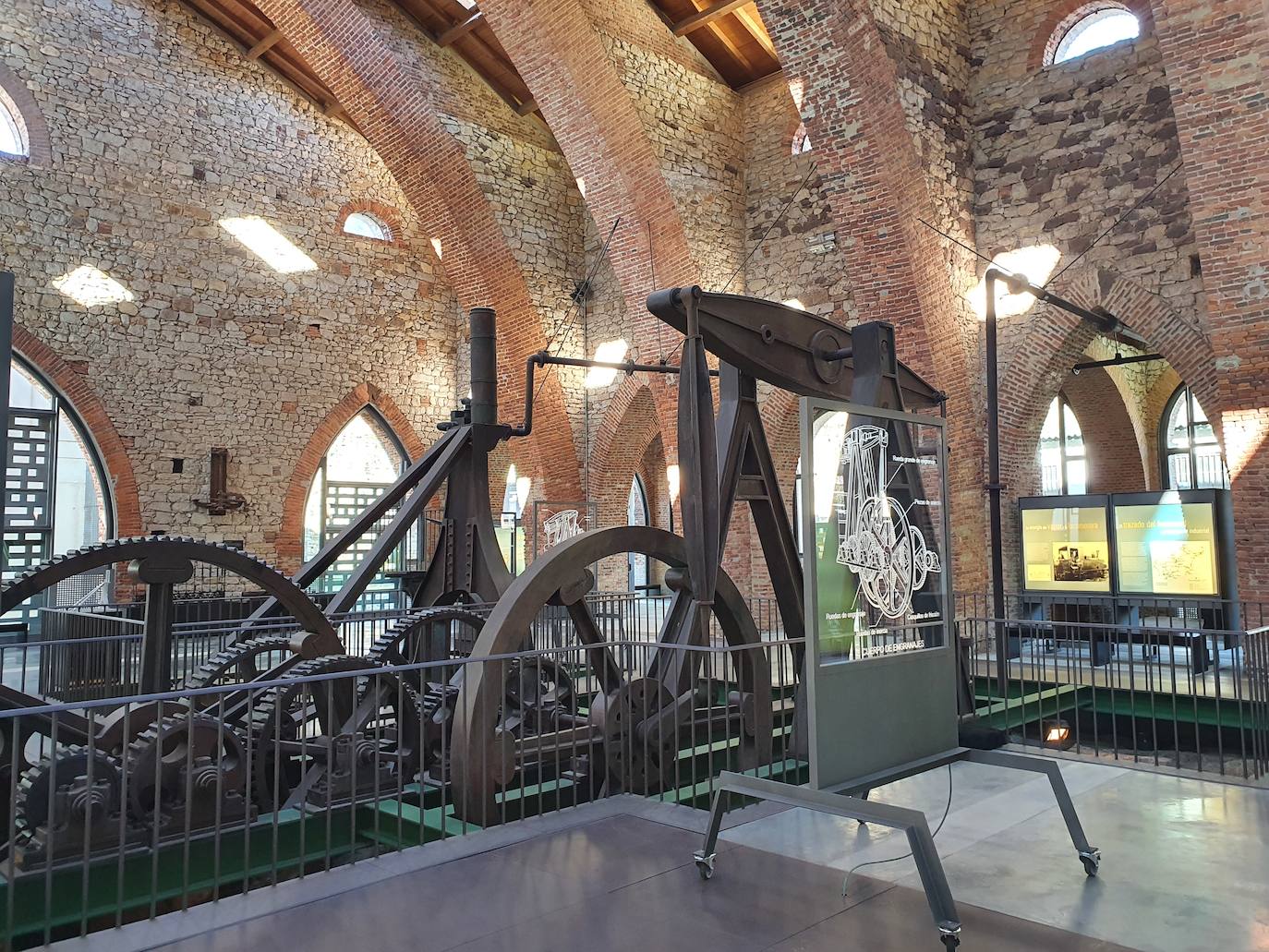 El museo de la Siderurgia y Minería de Sabero.