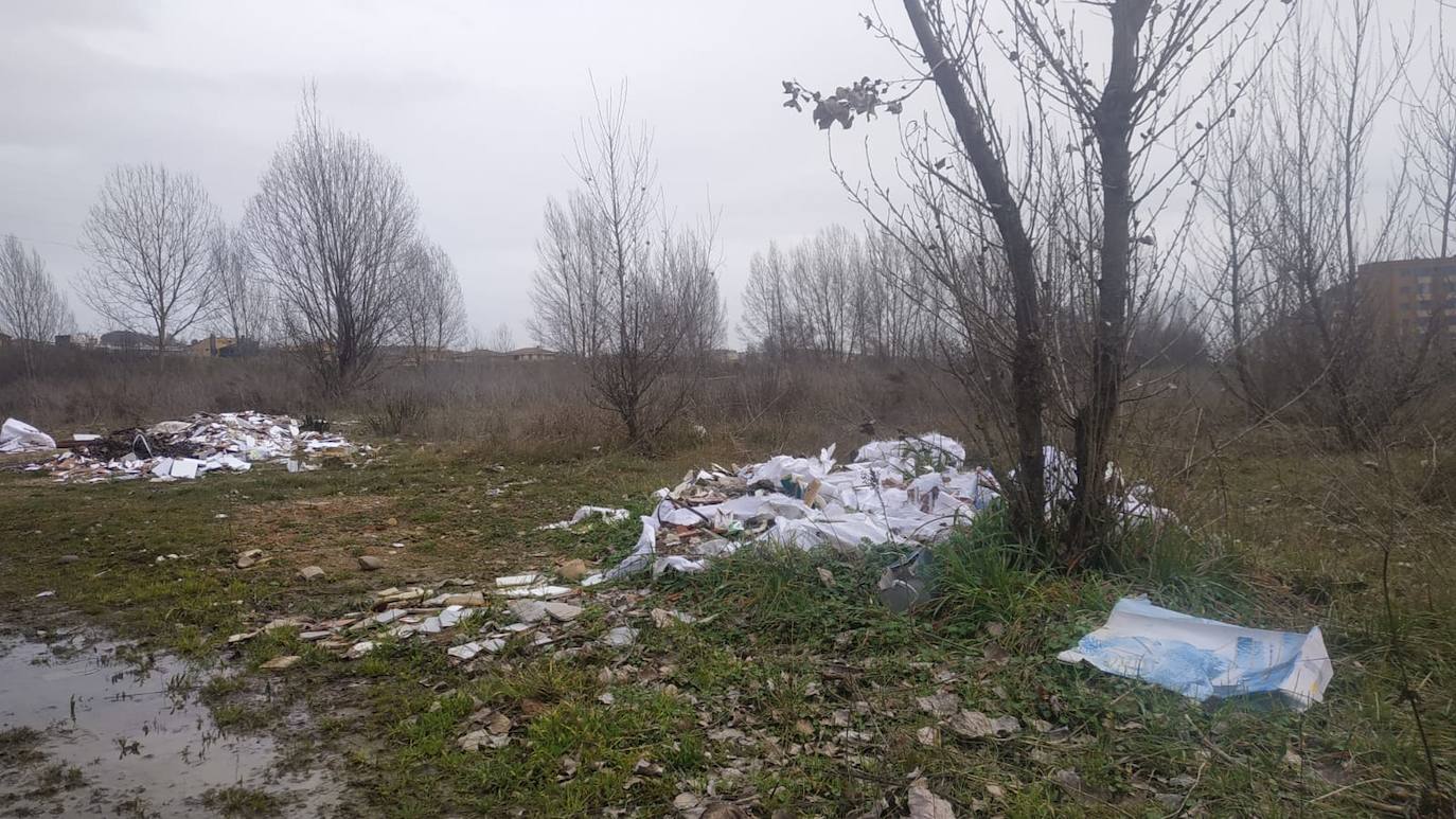 Los escomrbos se apilan en el Área 17.