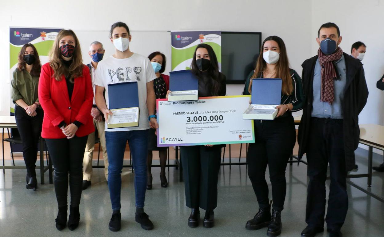 Alumnado innovador y emprendedor en la III Bio Buseness Talent de la ULE