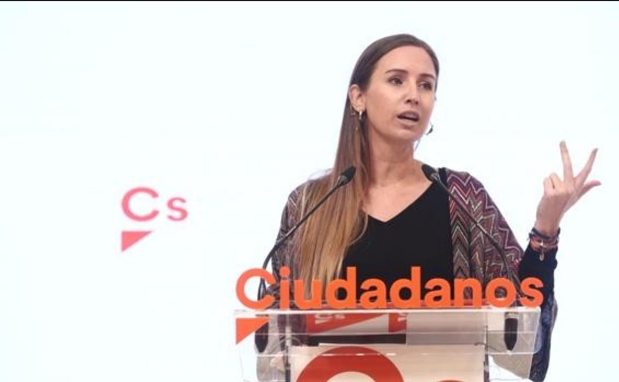 Melisa Rodríguez, portavoz nacional de Ciudadanos. 