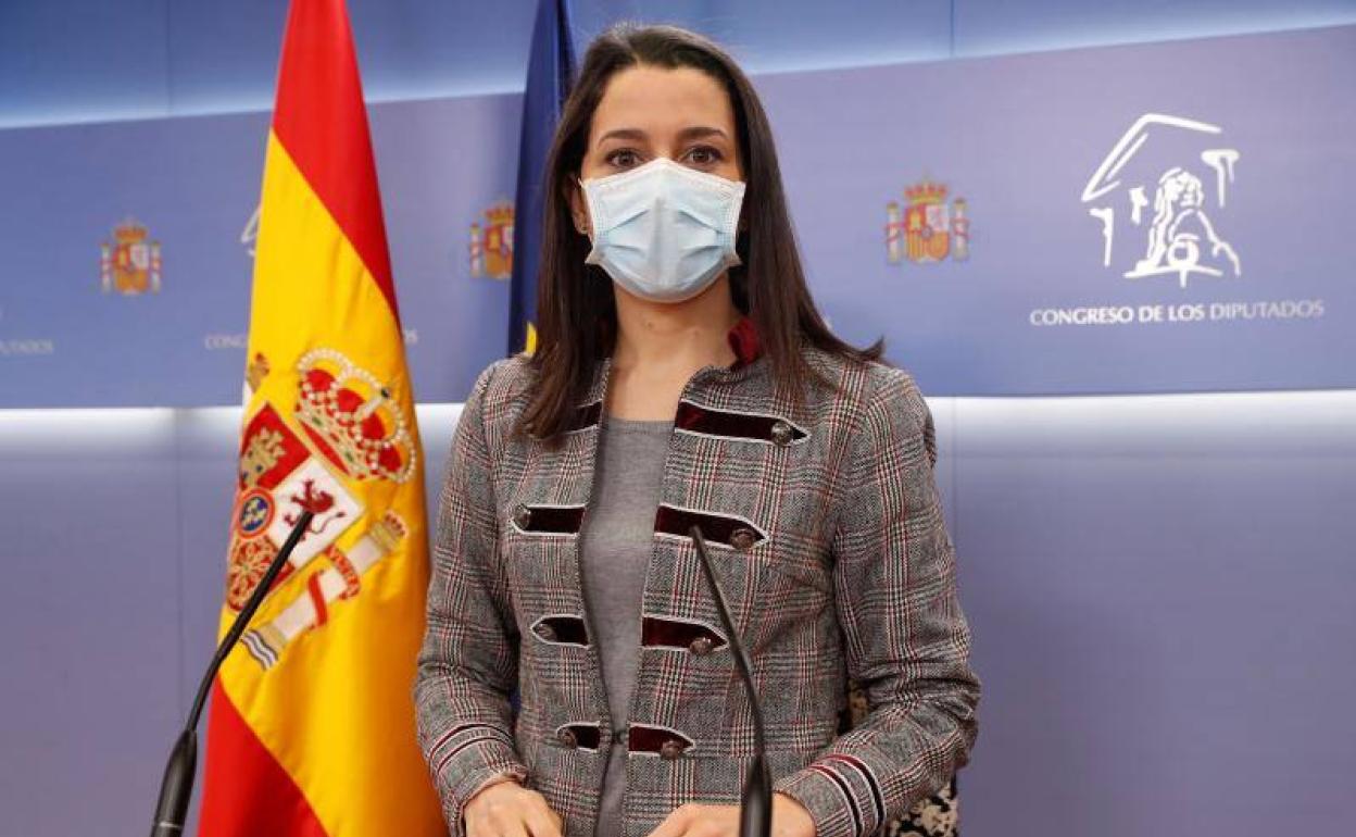 Inés Arrimadas, presidenta de Ciudadanos.