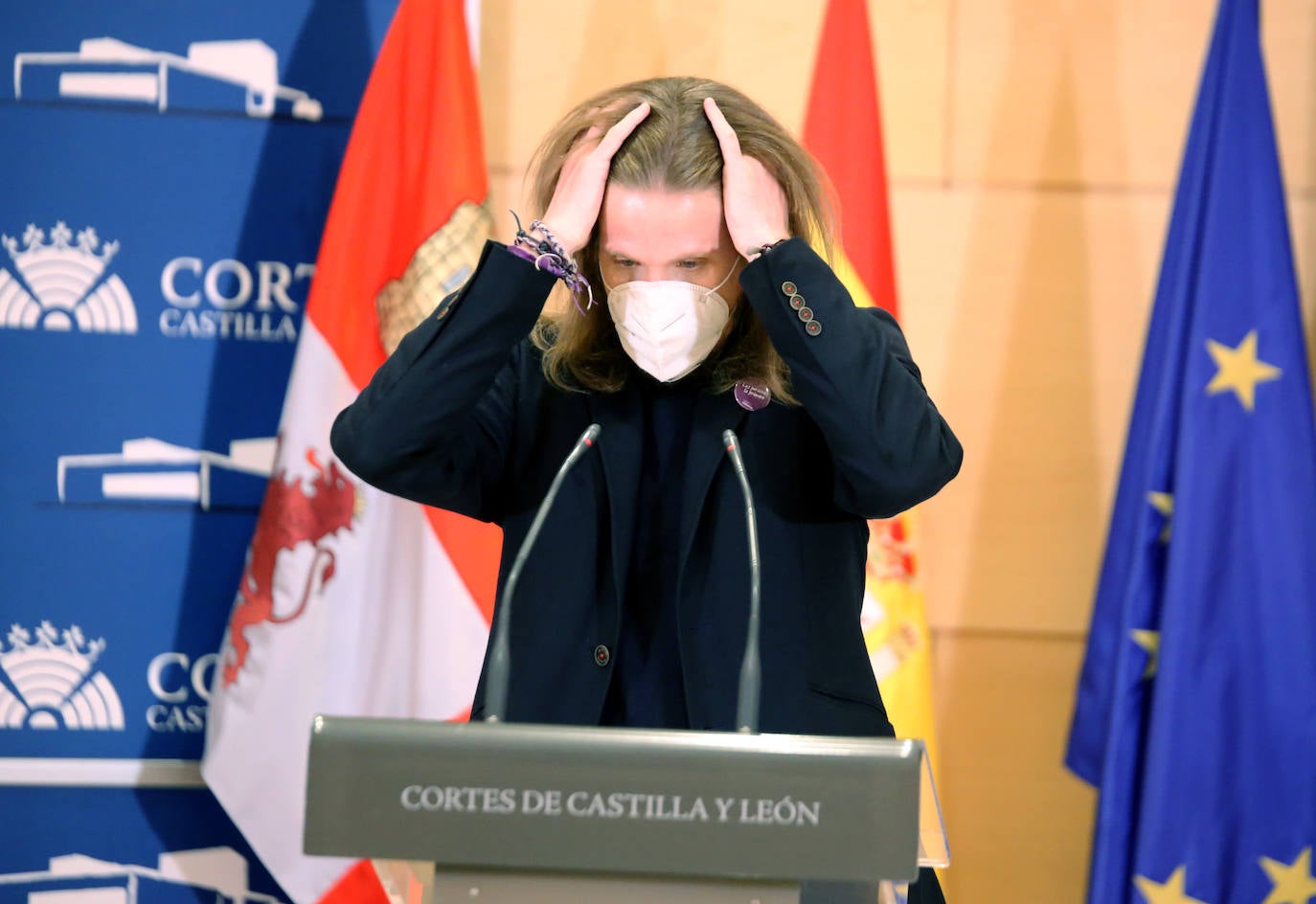 Fotos: Rueda de prensa de Pablo Fernández