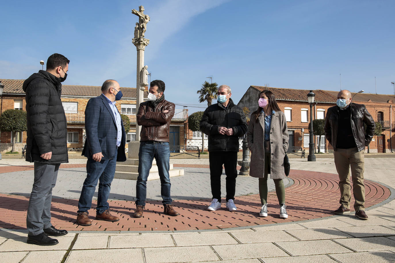 Fotos: El secretario general del PSOE de Castilla y León visita El Burgo Ranero