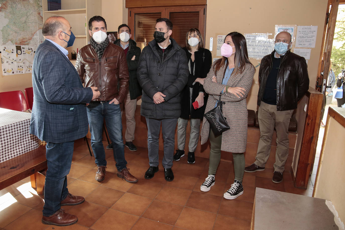 Fotos: El secretario general del PSOE de Castilla y León visita El Burgo Ranero