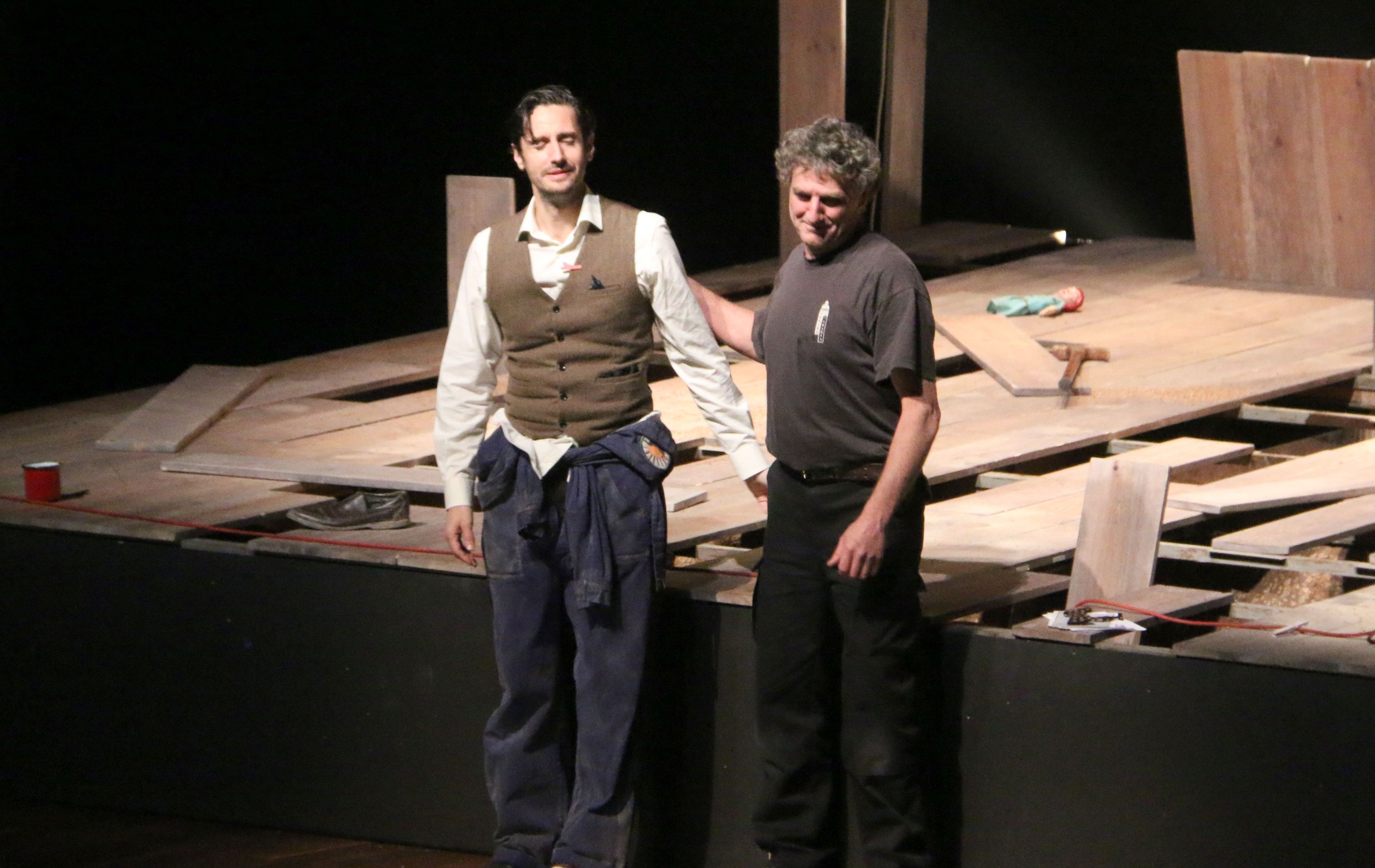 El actor Juan Diego Botto en el Auditorio de León.