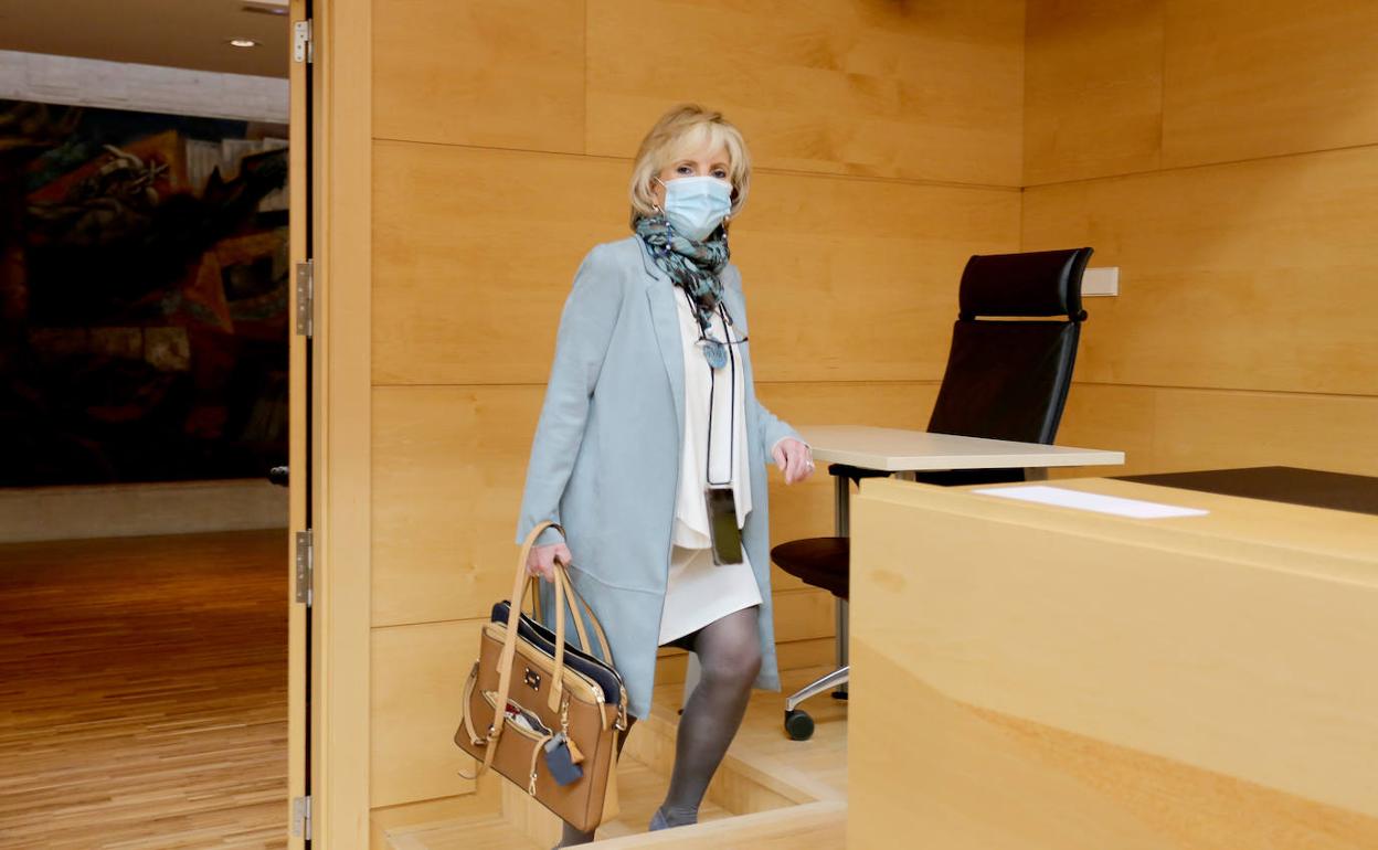 Verónica Casado comparece ante las Cortes para informar sobre la pandemia.