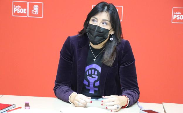 La secretaria de organización del PSCyL, Ana Sánchez.