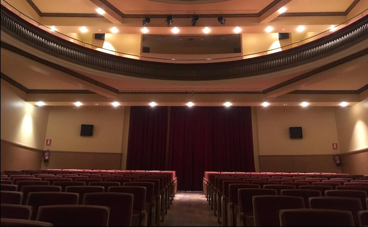 Interior del Teatro Municipal de La Bañeza.