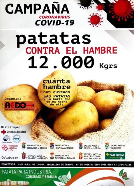 Imagen - Cartel de la campaña 'Patatas contra el hambre'.