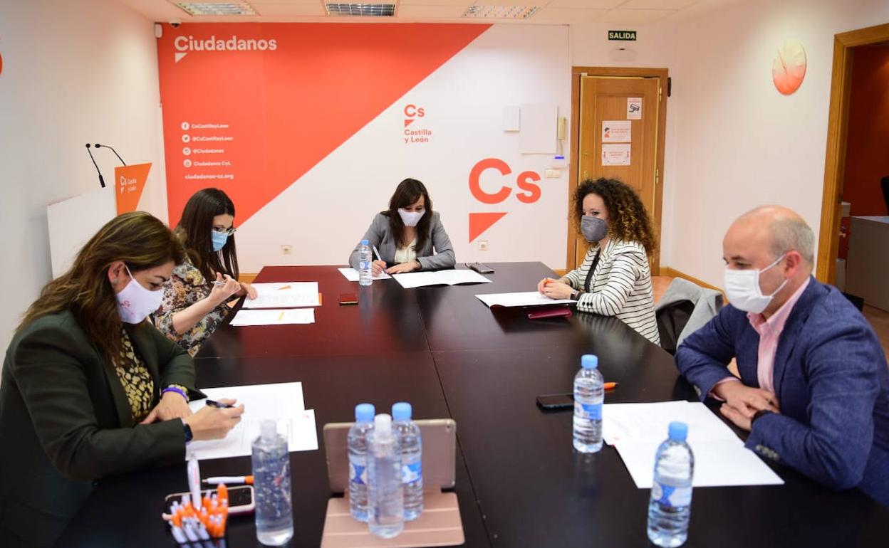 Imagen de la reunión de Ciudadanos.