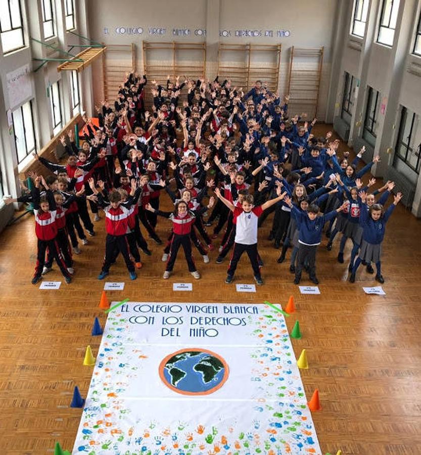 El Colegio Virgen Blanca en León ofrece formación integral concertada desde Infantil hasta Bachillerato. 