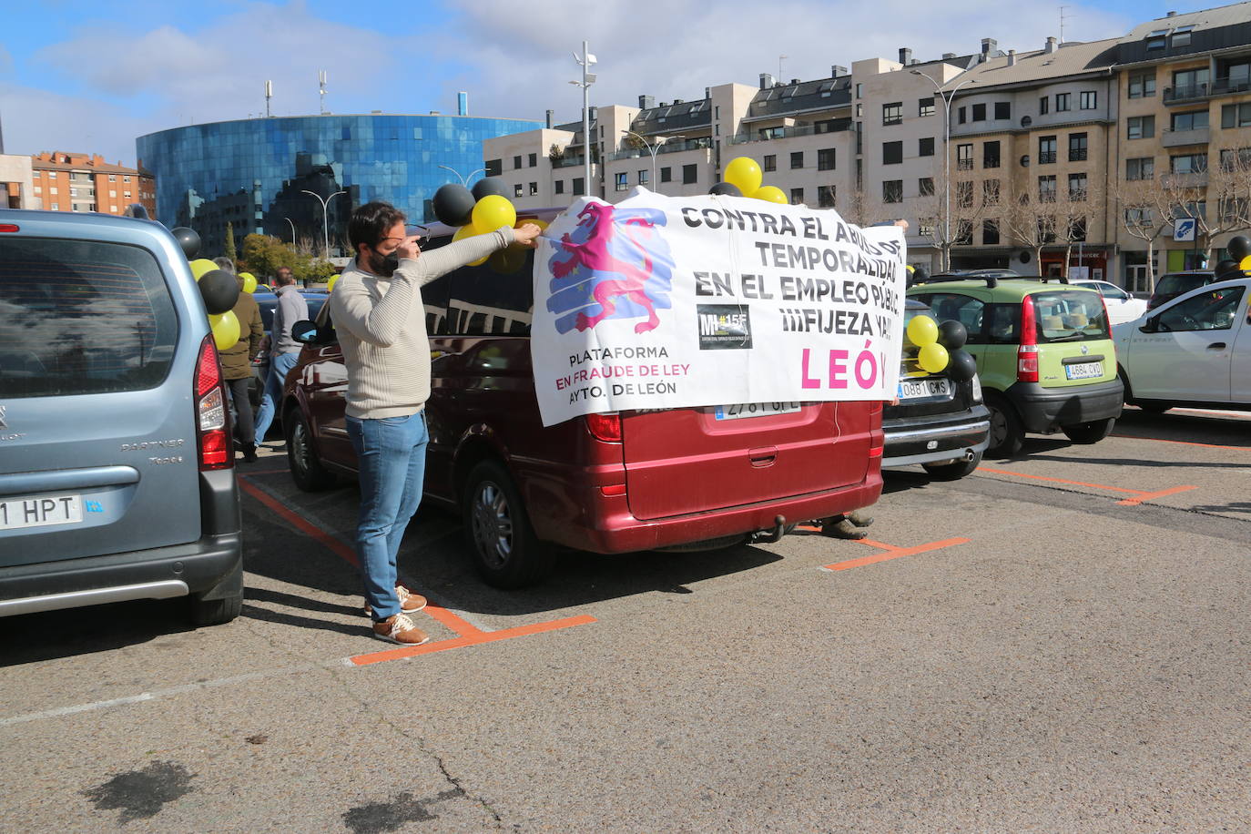 Detalle de la caravana. 