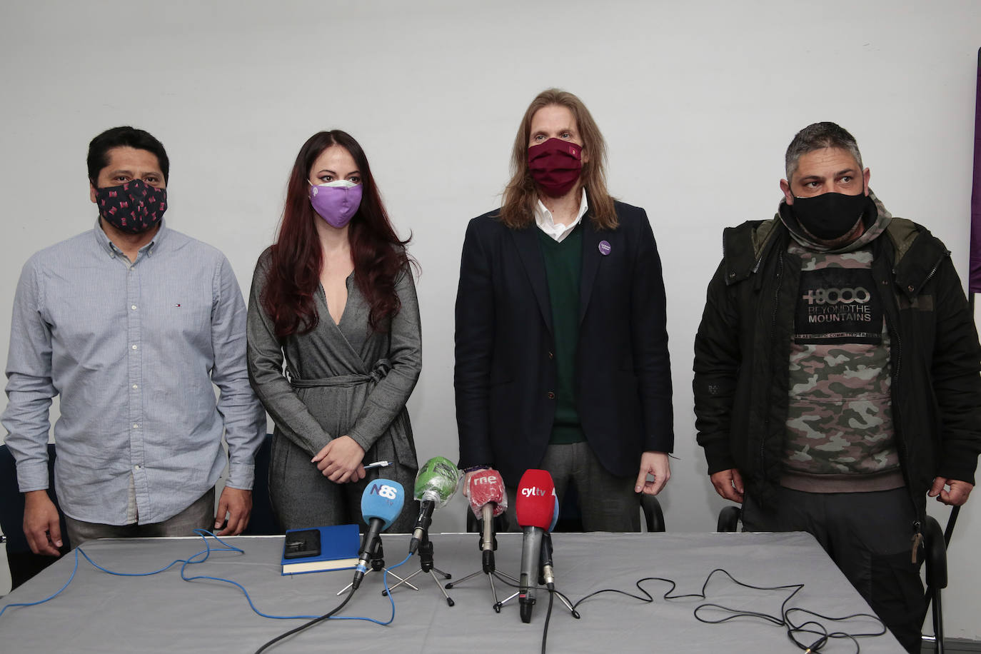 Fotos: Pablo Fernández presenta su candidatura al proceso interno de Podemos Castilla y León