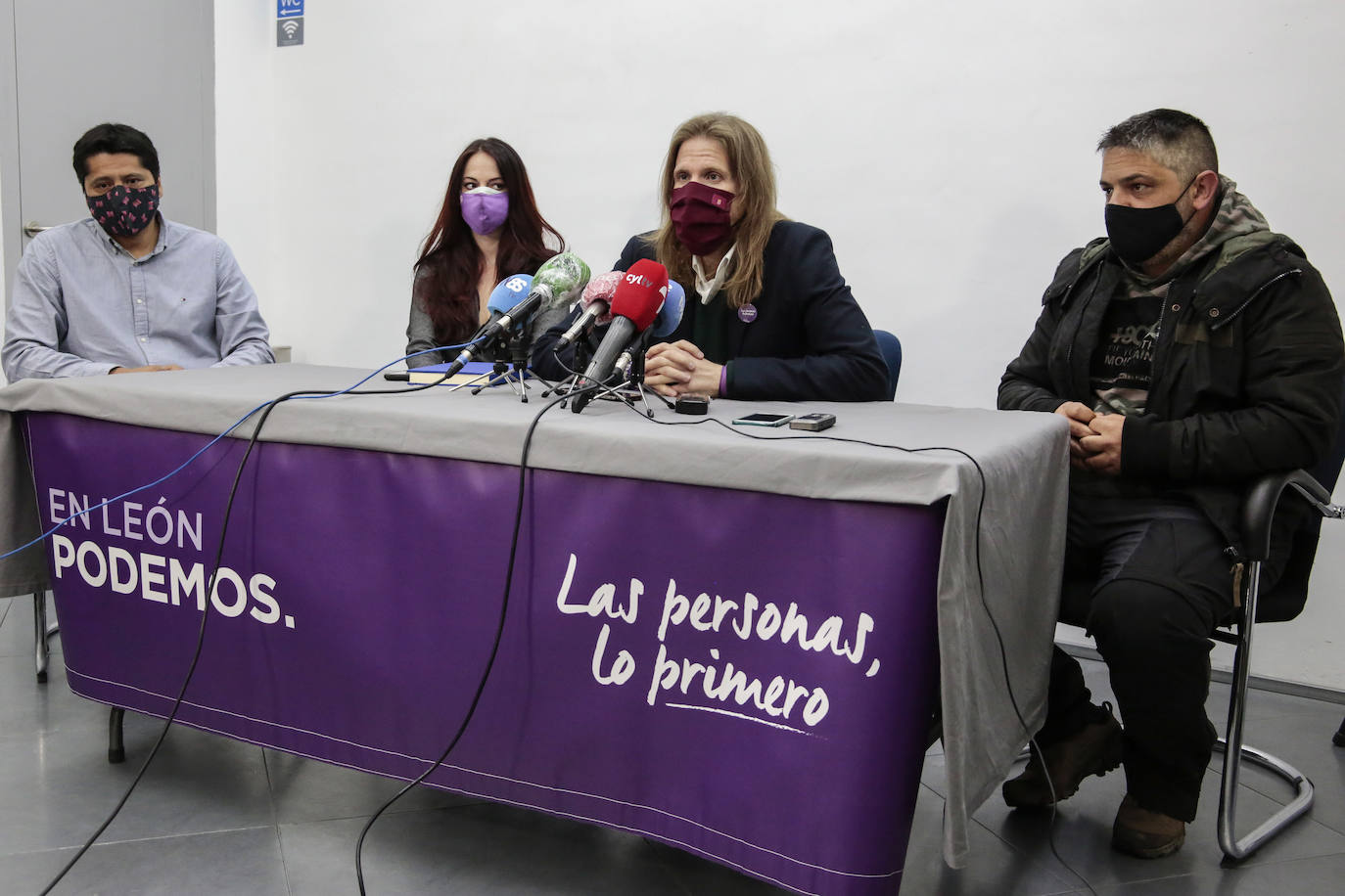 Fotos: Pablo Fernández presenta su candidatura al proceso interno de Podemos Castilla y León