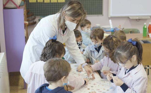 Galería. La educación católica se inculca desde la Educación Infantil.