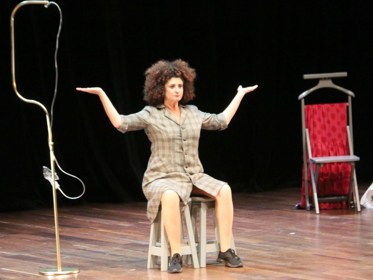 Una escena de la obra en El Auditorio Ciudad de León.