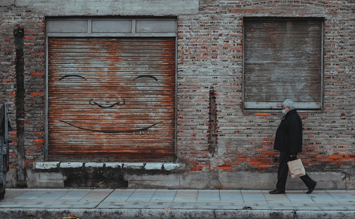 Una de las fotografías que expone.