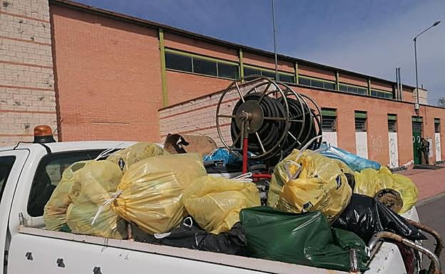 Algunos de los objetos retirados. 