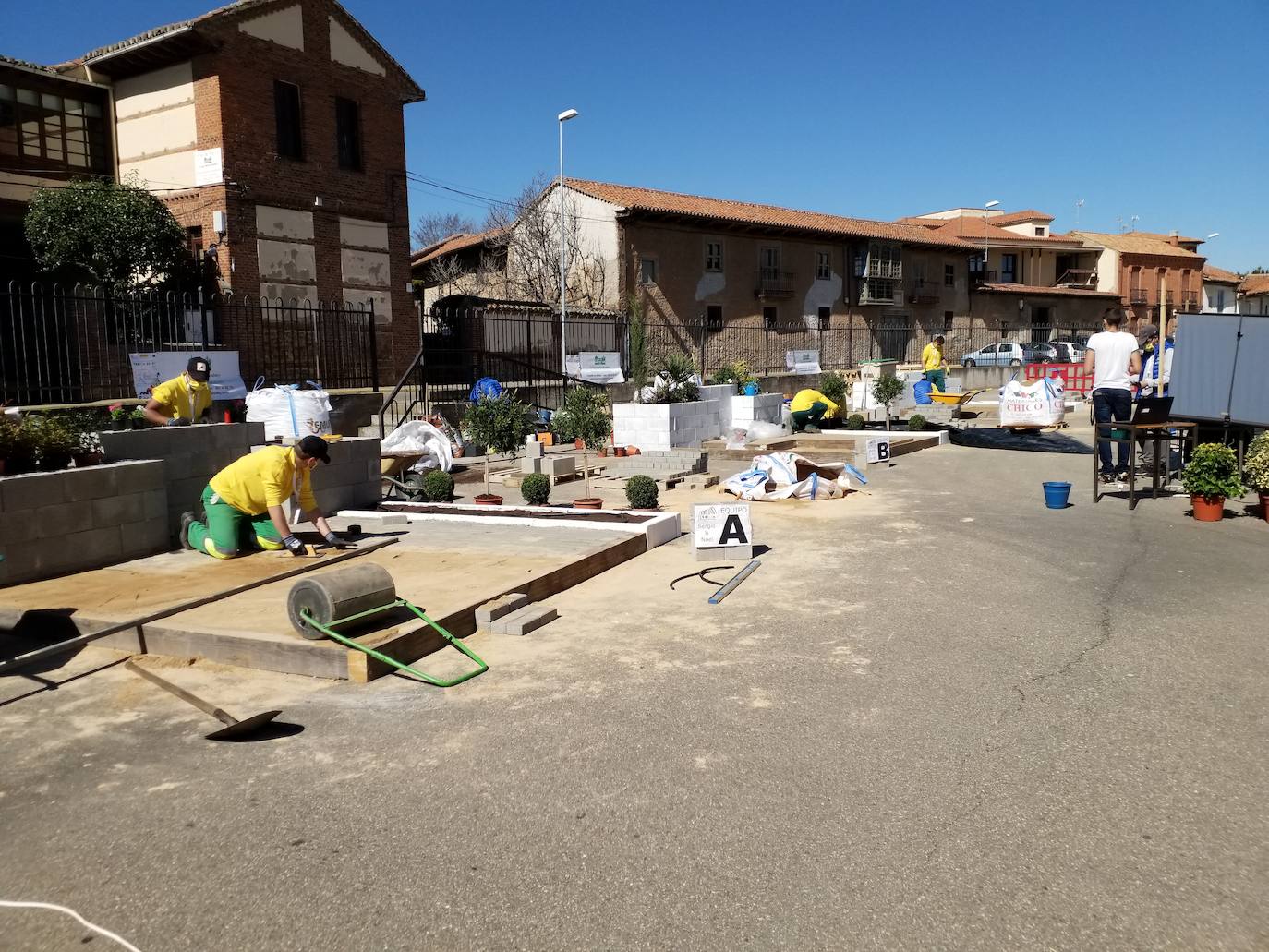 Algunos de los trabajos de los alumnos del centro.