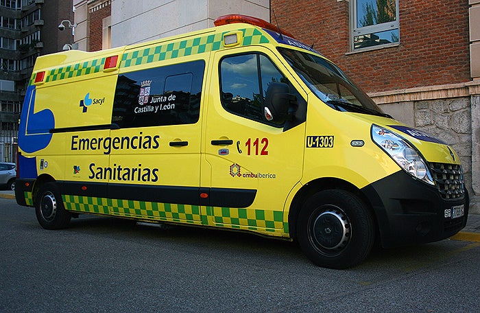 Ambulancia de Emergencias del Sacyl. 