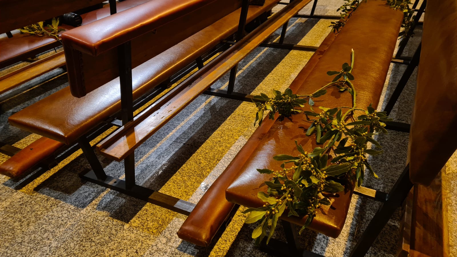 La iglesia de San Claudio ha sido el escenario de este acto de la Semana Santa.