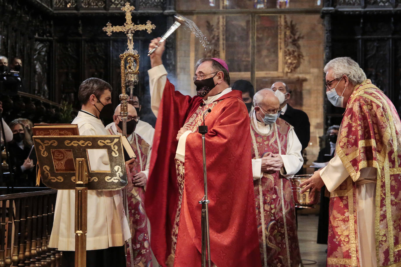 Fotos: Misa estacional del Domingo de Ramos en León