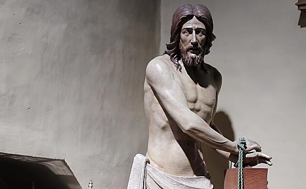 Imagen del Santo Cristo Atado a la Columna.