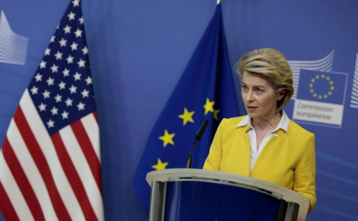 Ursula von der Leyen, presidenta de la Comisión Europea. 